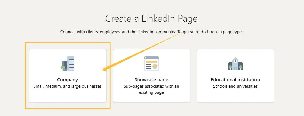 linkedin company page
