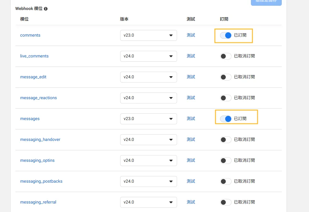 active comments messages