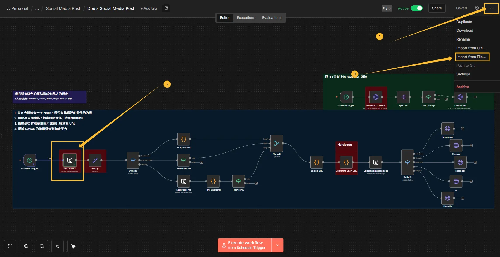 social media post controller