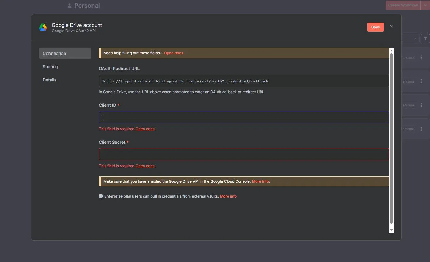 google drive account